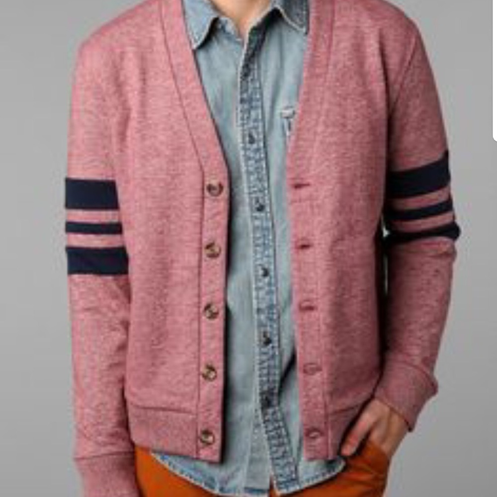 Hawkings Mcgill red cardigan
